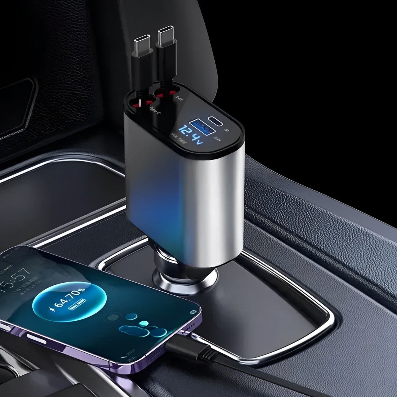 4-in-1 Fast Car Charger